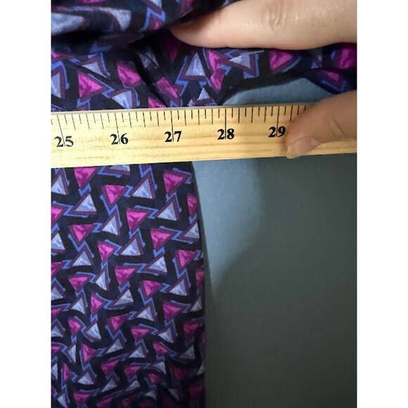 Catherines Blouse Women's Size 2x 80s Geometric Pattern Flowy Office Career - Picture 6 of 7